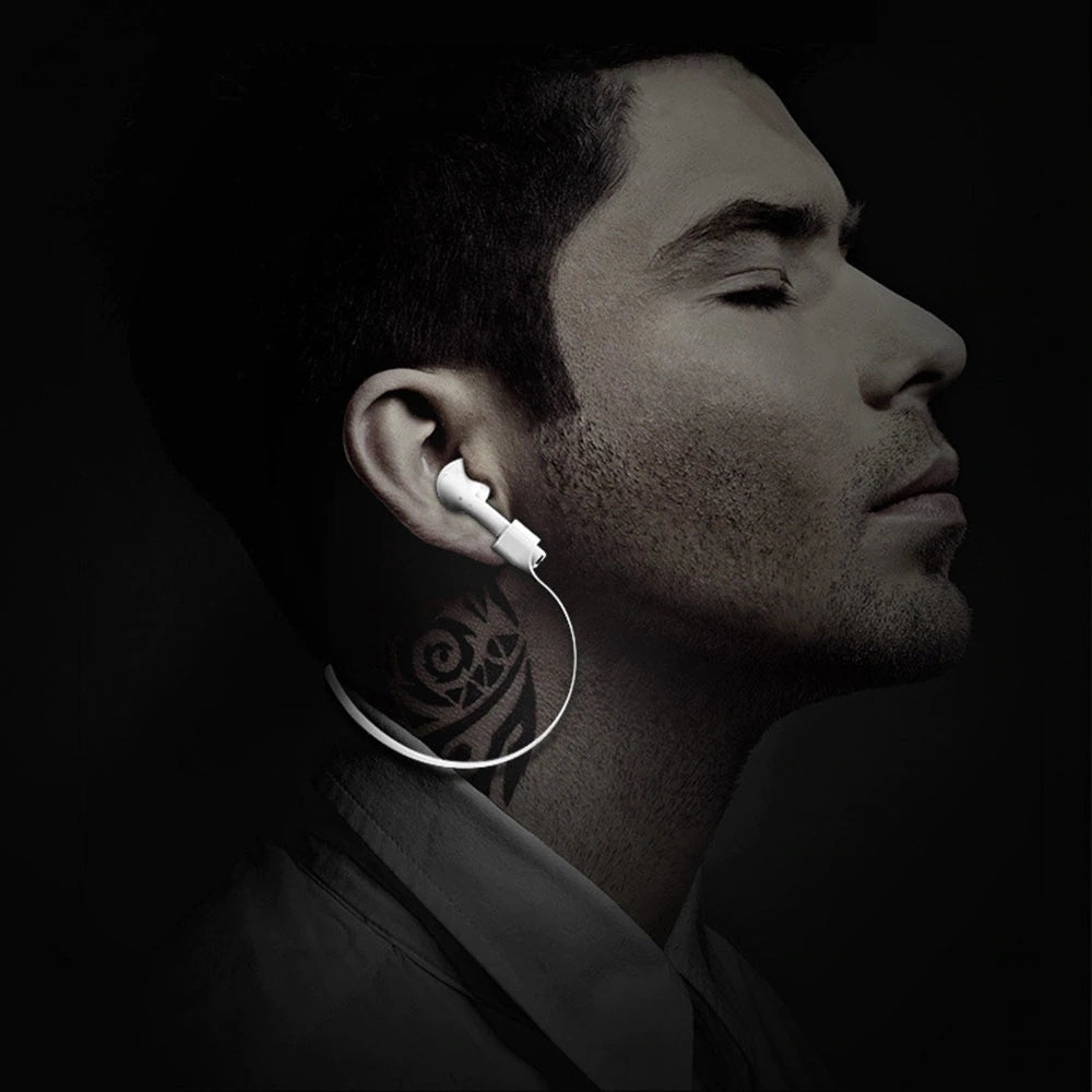 Silicone Earphone Strap For Apple iPhone AirPods - Exinoz