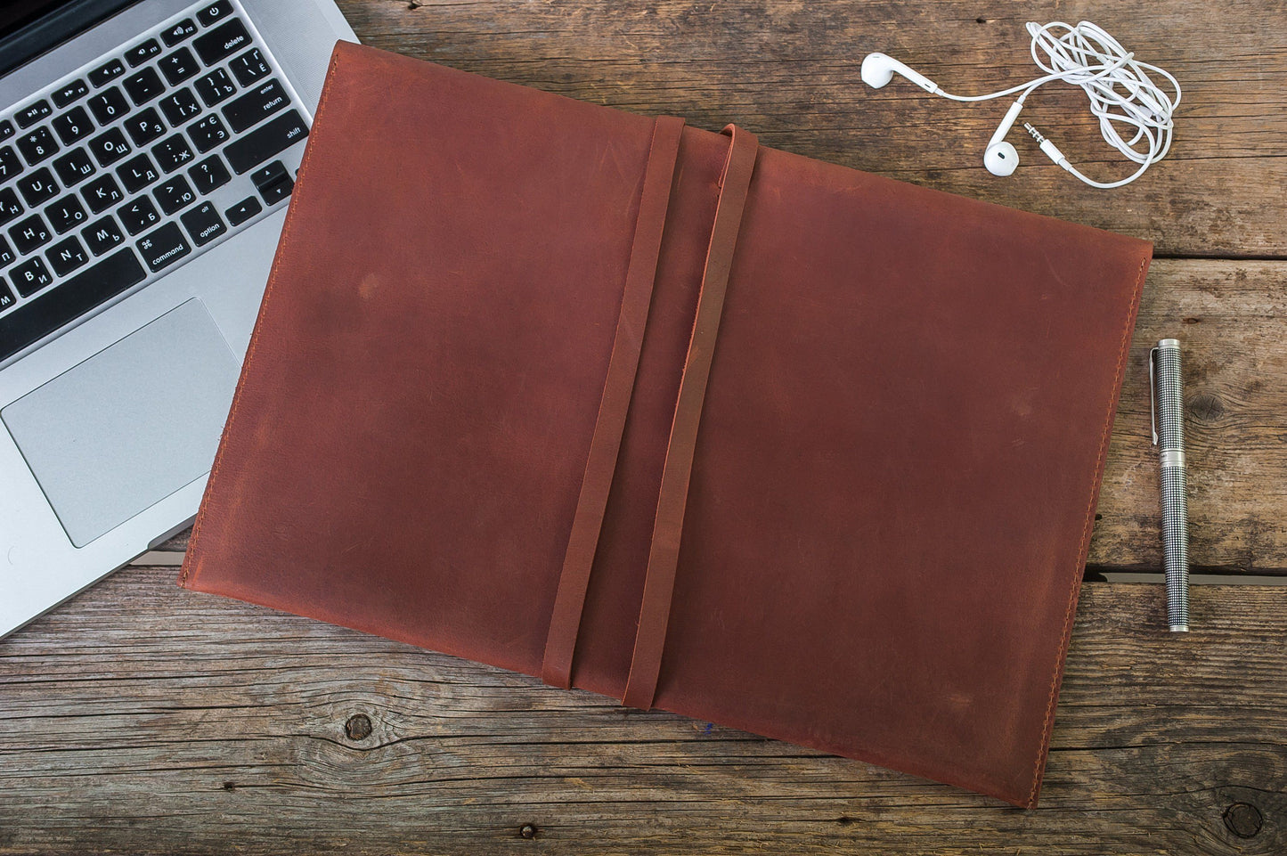 EXINOZ Handmade Leather Laptop Sleeve - Exinoz