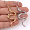 EXINOZ Snake Necklace Jewelry | Silver