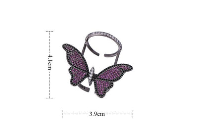 Butterfly Ring - Exinoz