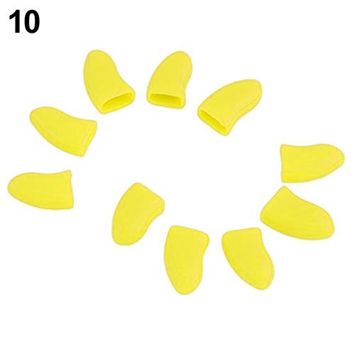 20Pcs Colorful Soft Silicone Cat Nail Cap - Exinoz
