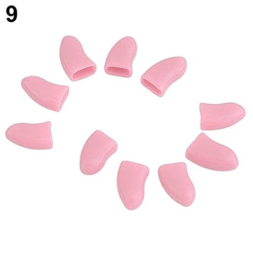 20Pcs Colorful Soft Silicone Cat Nail Cap - Exinoz