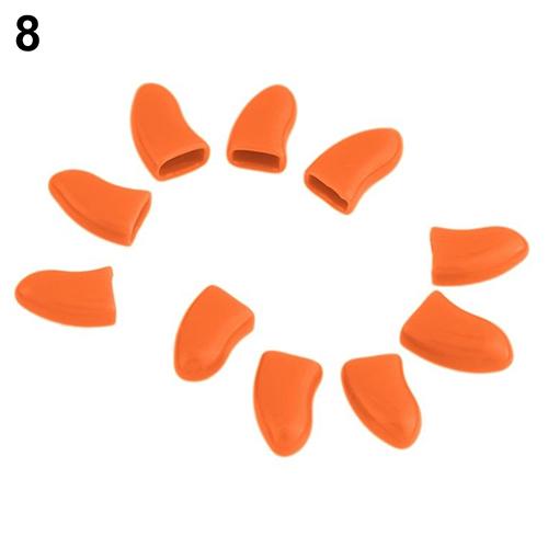 20Pcs Colorful Soft Silicone Cat Nail Cap - Exinoz