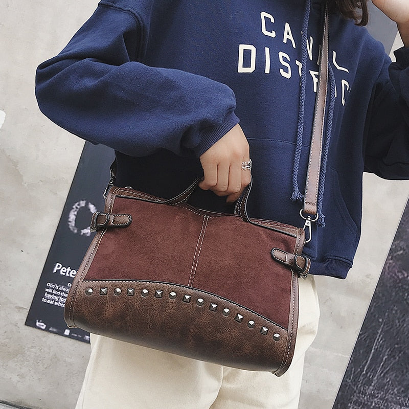 EXINOZ Leopard Handbag For Women