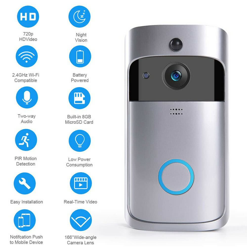 Wireless Smart WiFi DoorBell - Exinoz