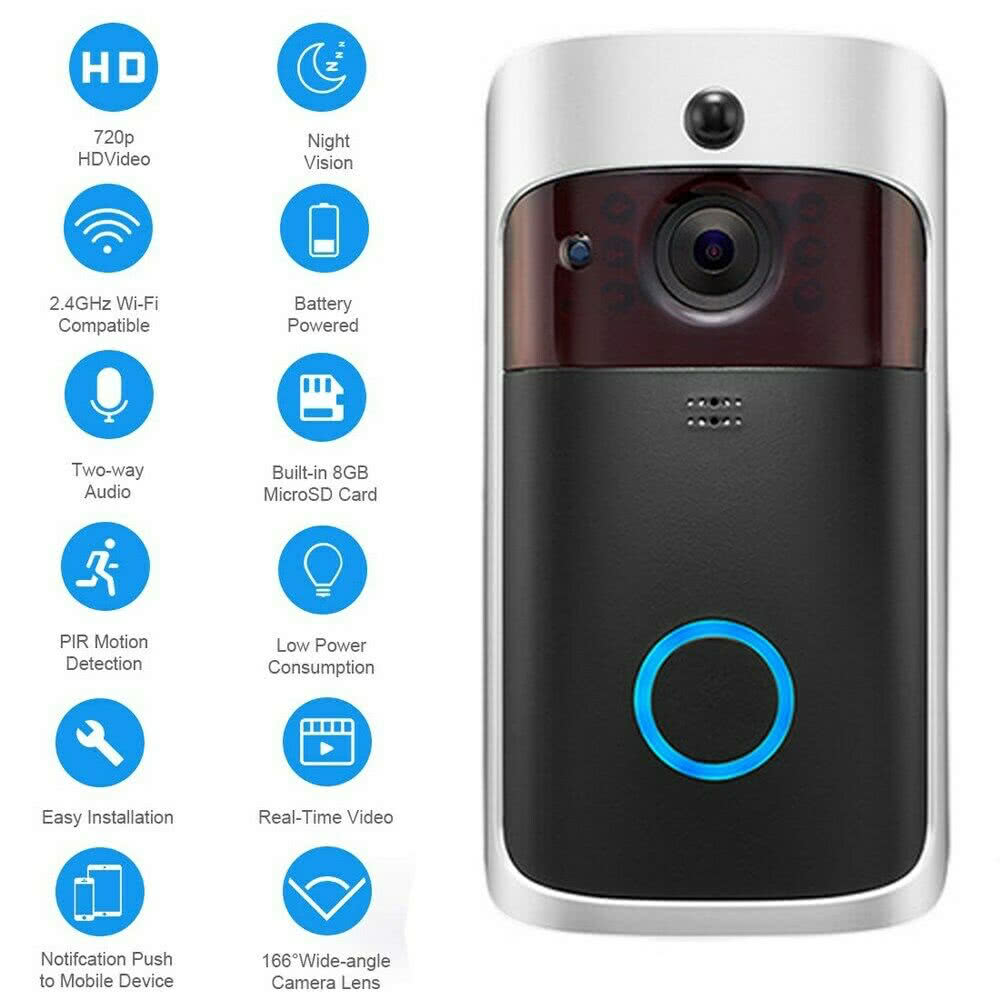 Wireless Smart WiFi DoorBell - Exinoz