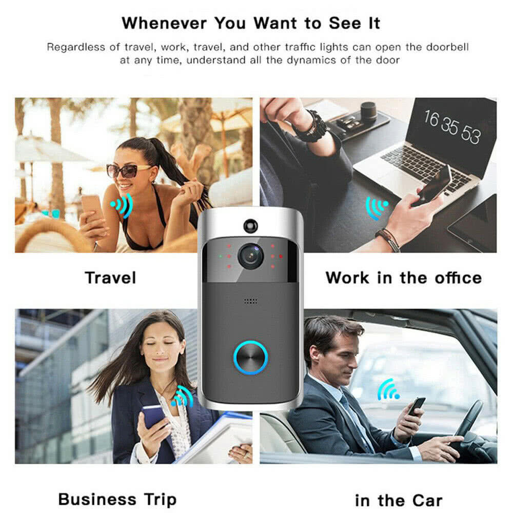 Wireless Smart WiFi DoorBell - Exinoz