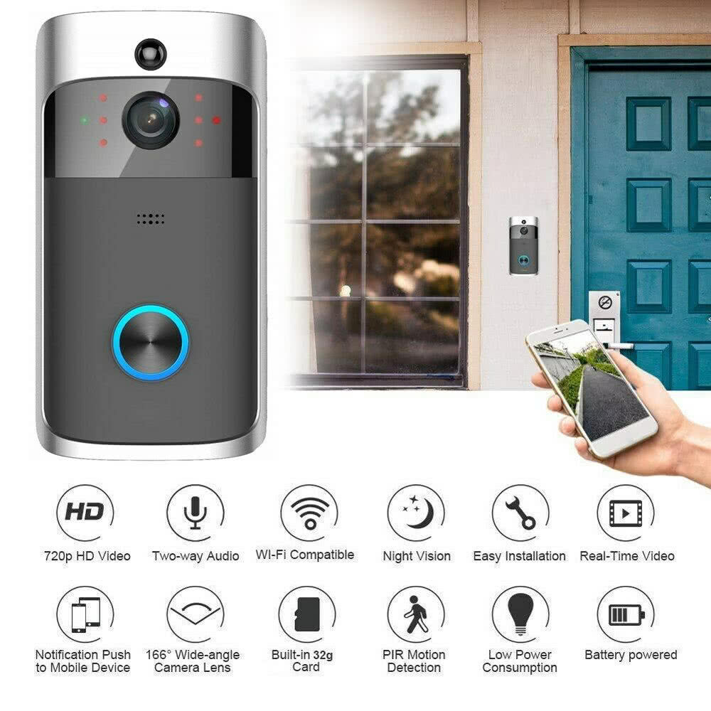 Wireless Smart WiFi DoorBell - Exinoz