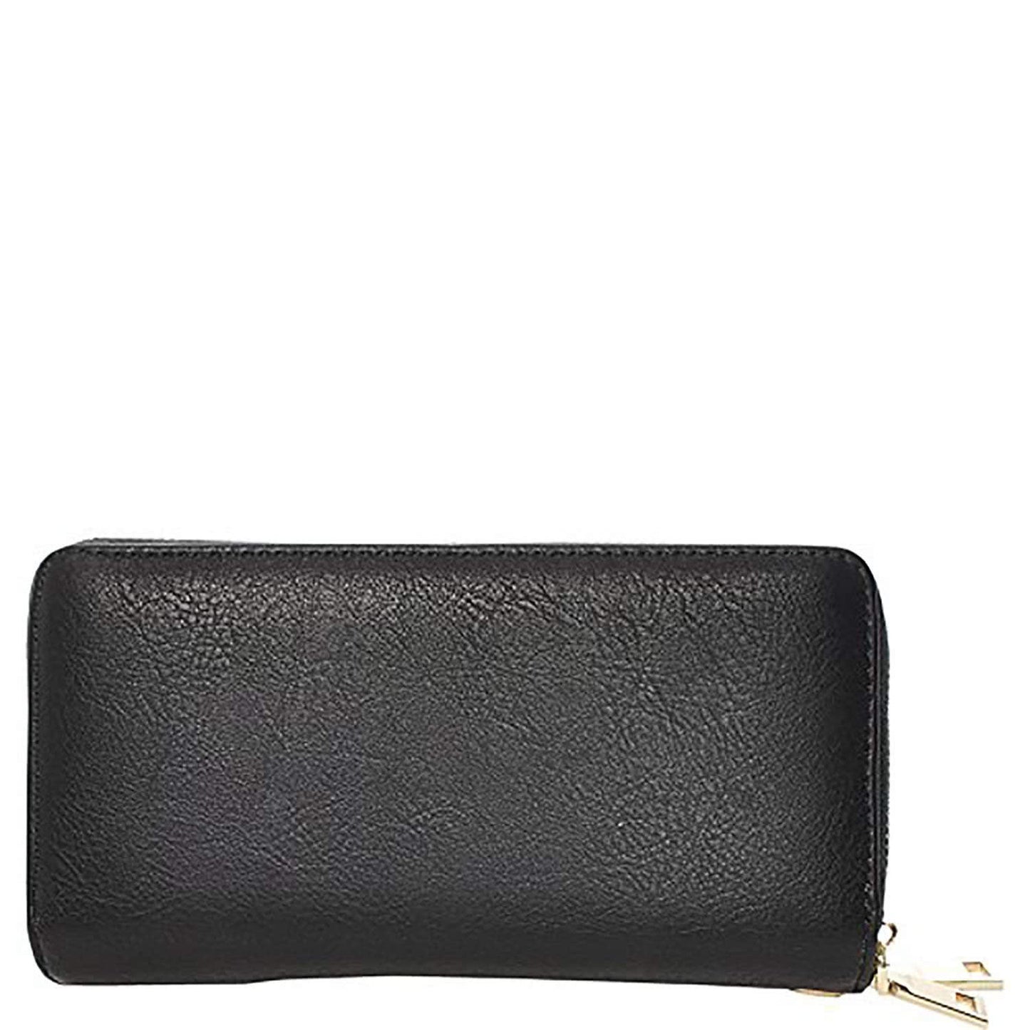 Women's Black Vegan Leather Wallet
