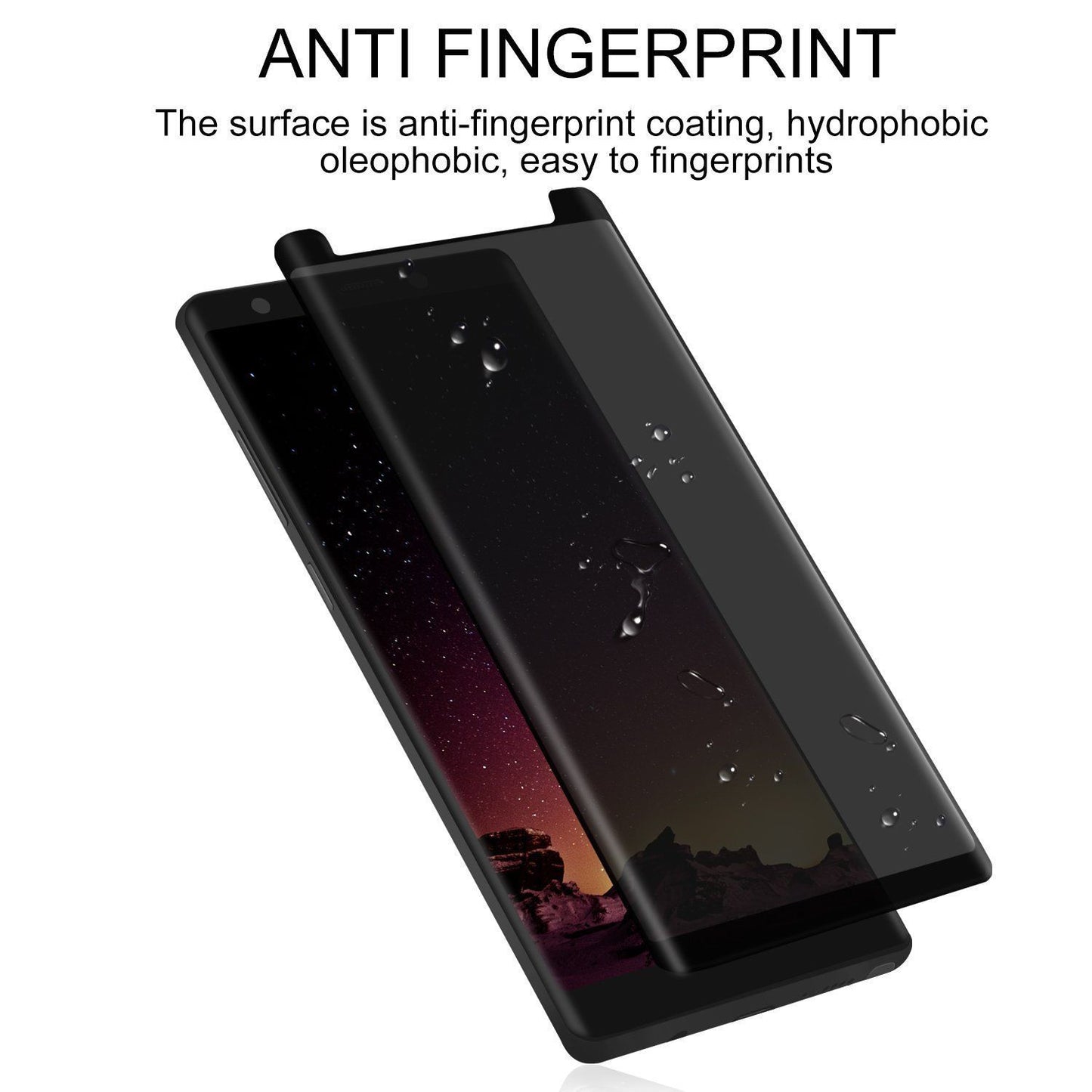 2 for 1 Special: Anti-Spy Tempered Glass Screen Protector for Samsung - Exinoz