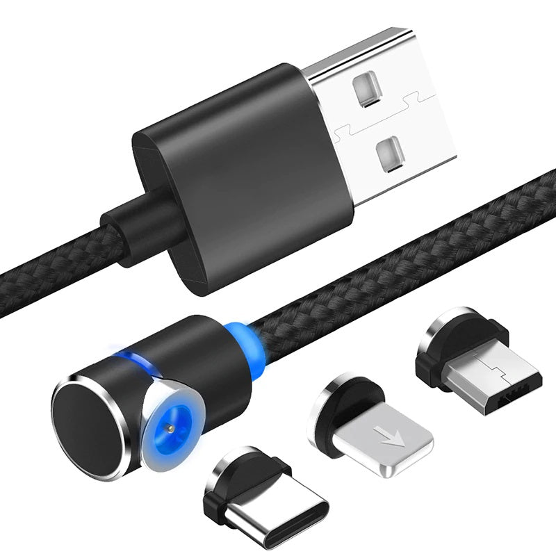 Exinoz 2m Fast Charging Magnetic Cable with LED Indicator - Exinoz