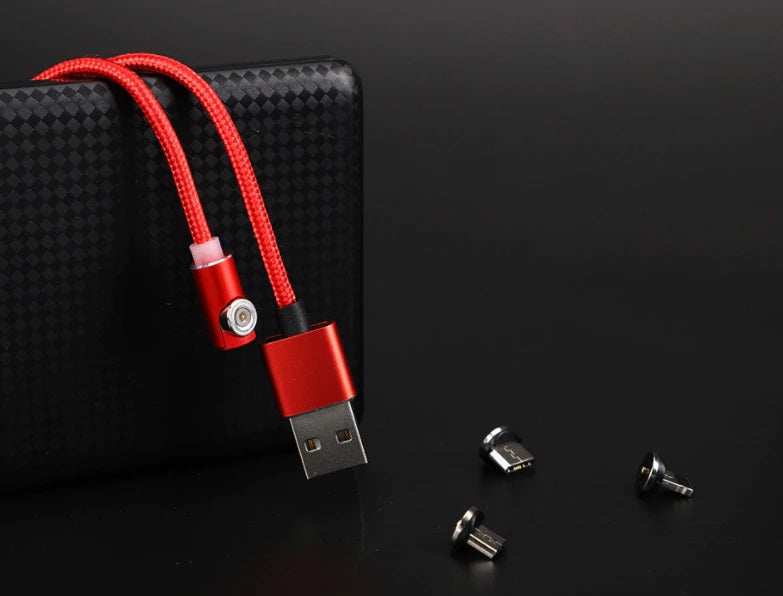 Exinoz 2m Fast Charging Magnetic Cable with LED Indicator - Exinoz