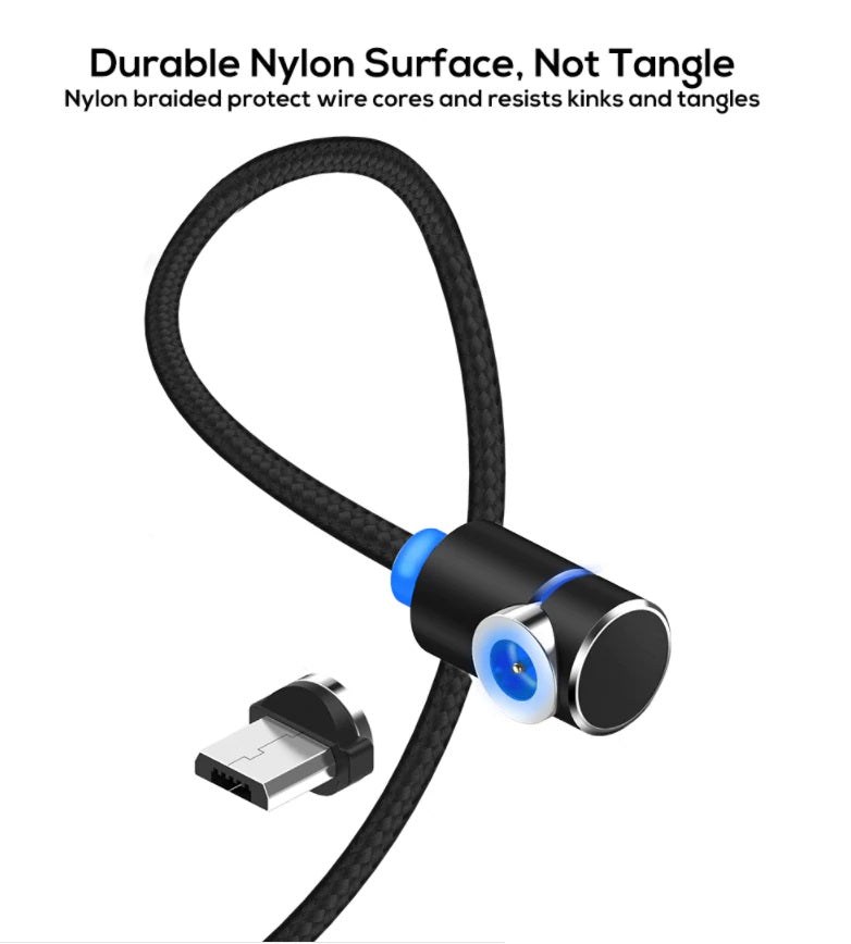 Exinoz 2m Fast Charging Magnetic Cable with LED Indicator - Exinoz